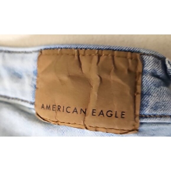 American Eagle "Athletic Skinny Airflex + Temp Tech" Size 29x32 Distressed Jeans - Picture 5 of 8